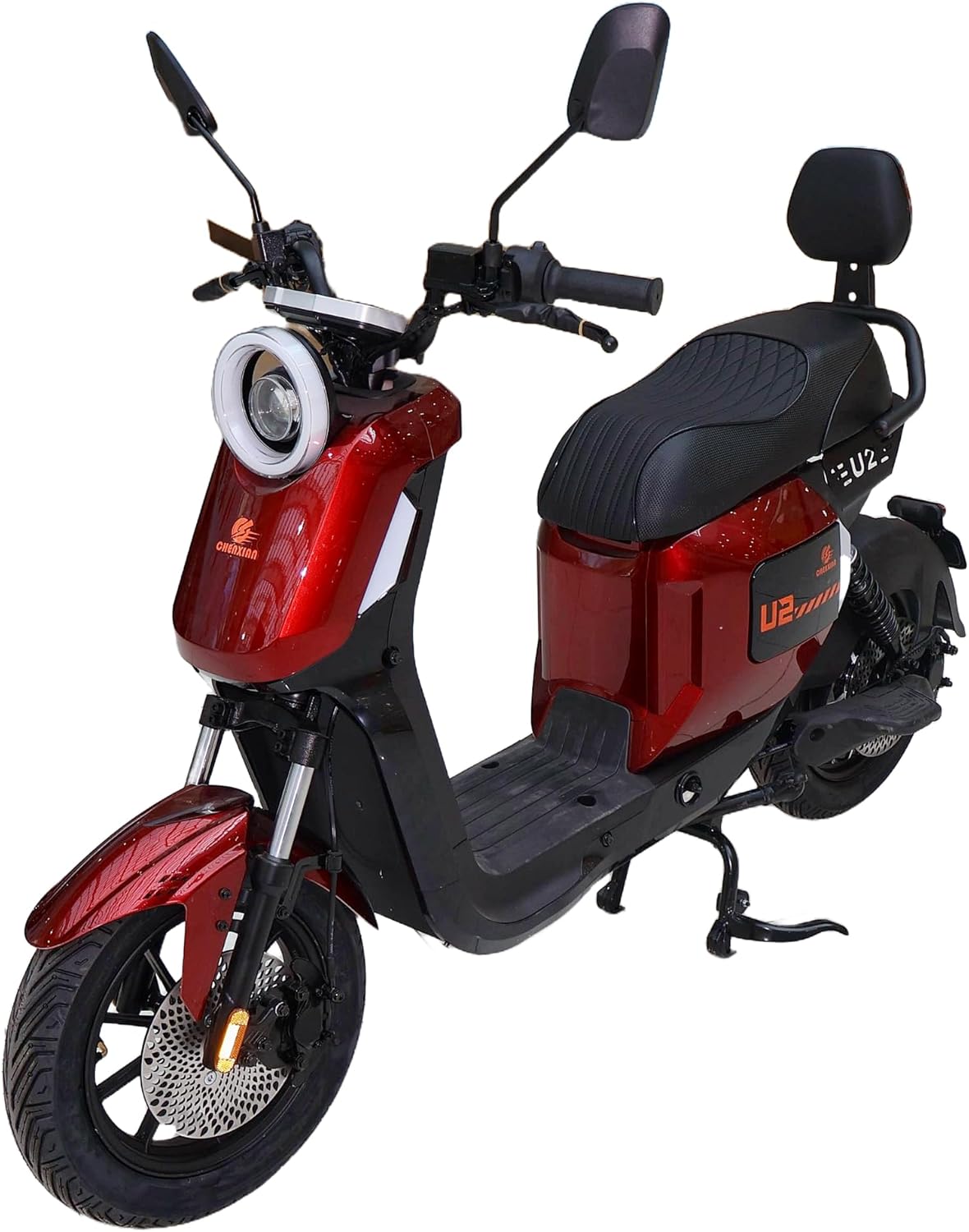 U2 Electric Scooter 48V 20A 400W Stylish City Rider With comfortable seat Ring Light