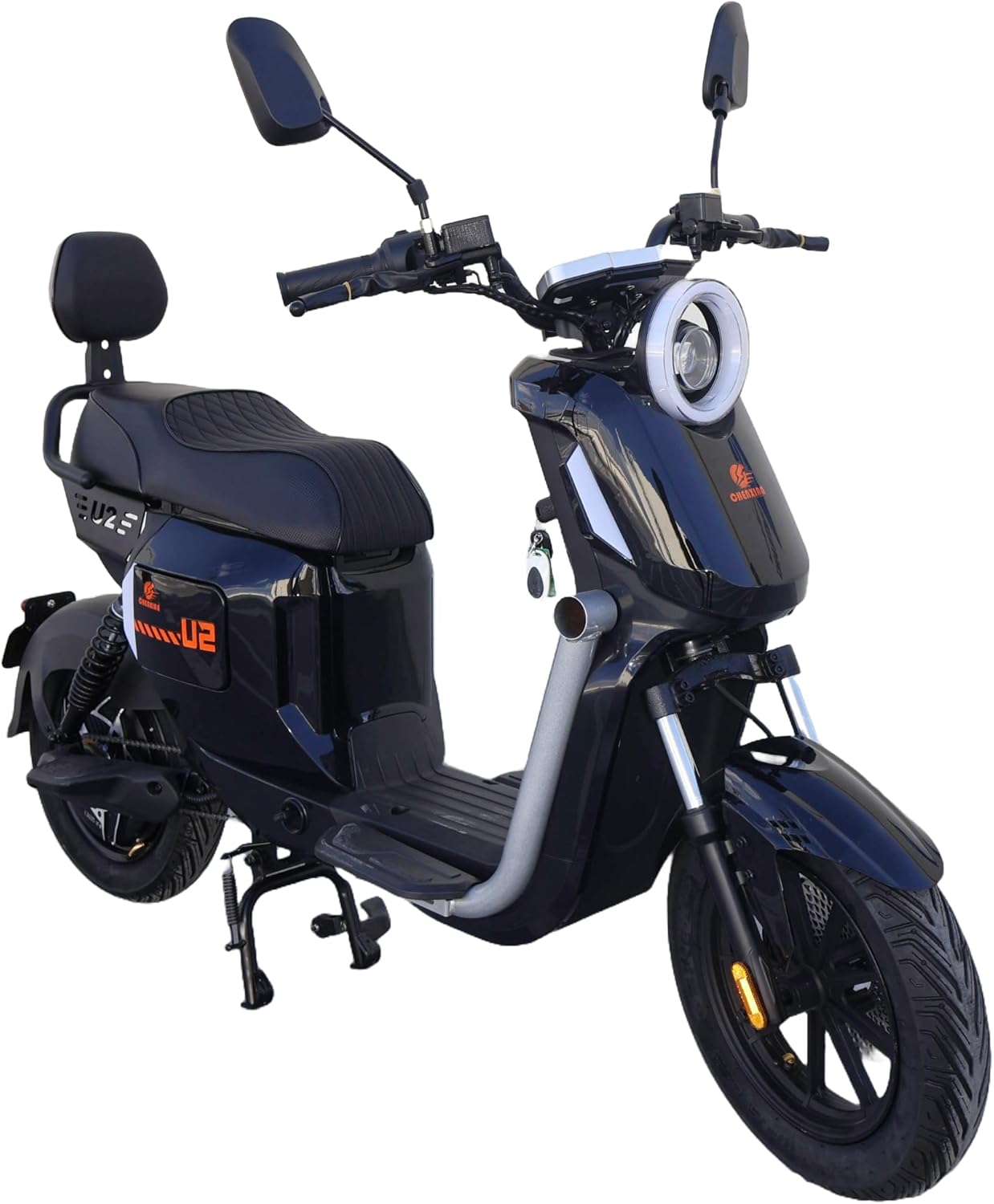 U2 Electric Scooter 48V 20A 400W Stylish City Rider With comfortable seat Ring Light