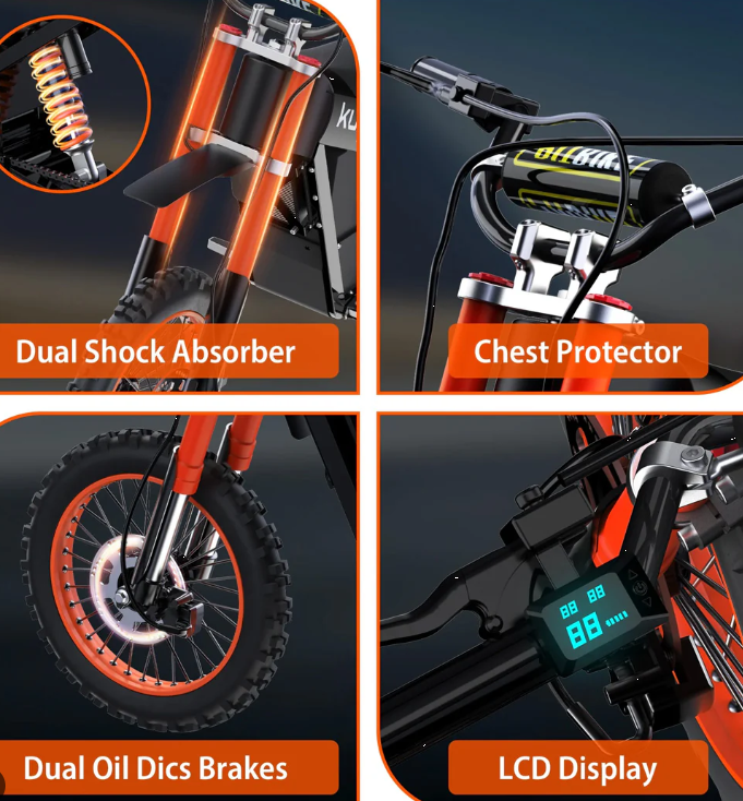 Kugoo Wish01 All Terrain Electric Bike 48V 21Ah with 3000W Peak Power