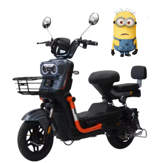 Minions Eyes City Rider Electric Bike 48V 20Ah with 500W Motor