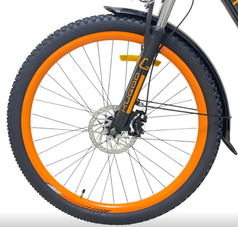 Kugoo Kirin V3 Black Electric Bike for City and Mountain Riding