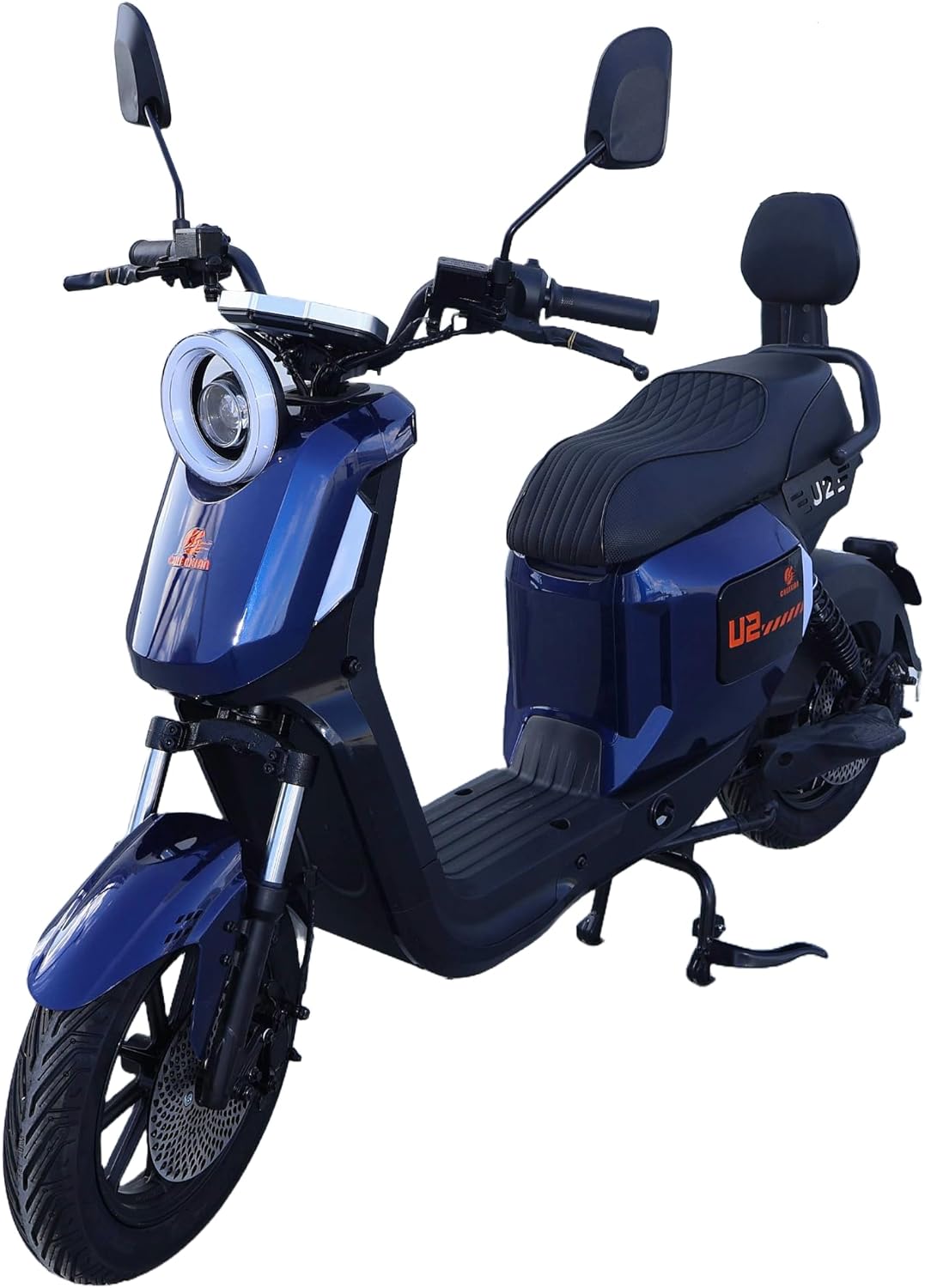U2 Electric Scooter 48V 20A 400W Stylish City Rider With comfortable seat Ring Light