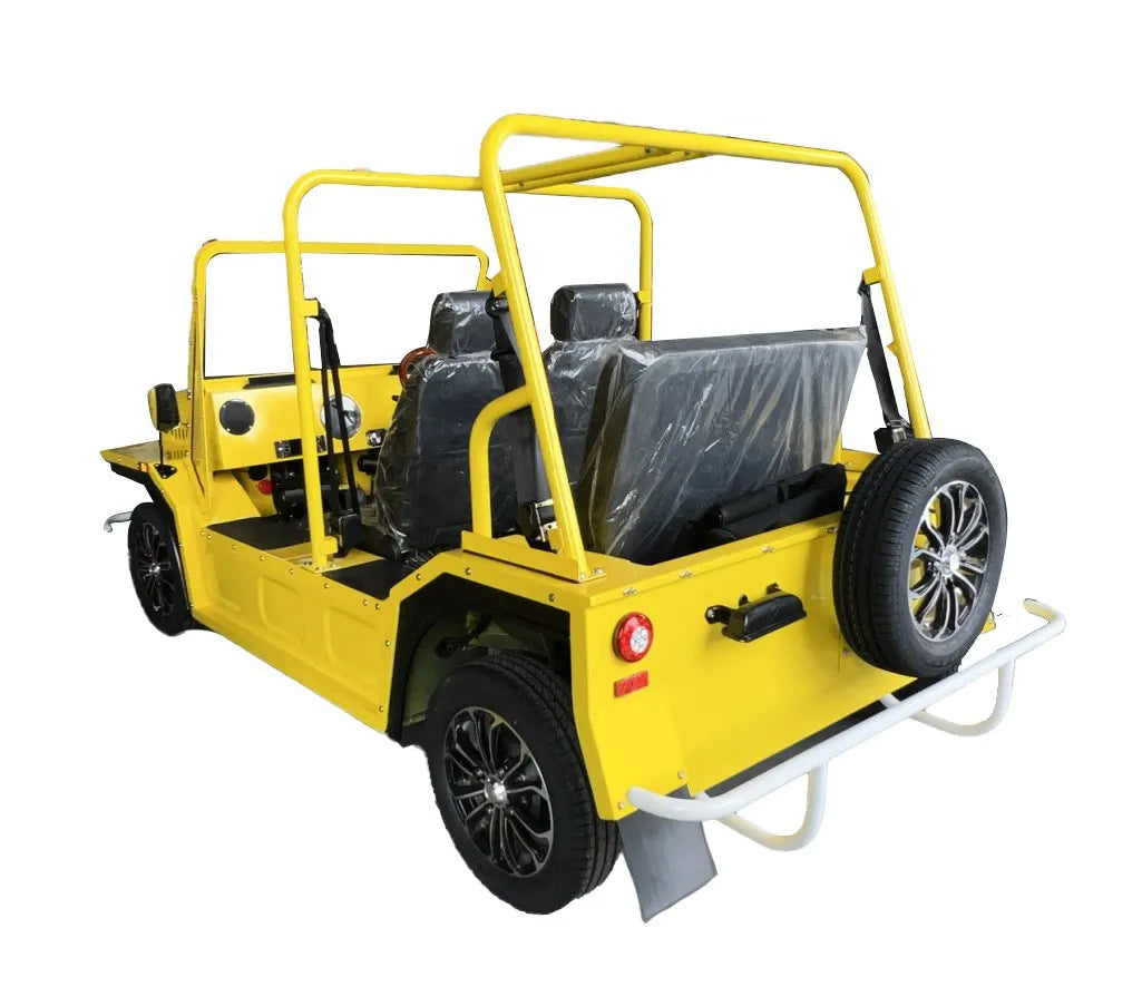 Full Aluminum Alloy EEC Mini Moke Electric Sightseeing Buggy Car Moke Golf Cart