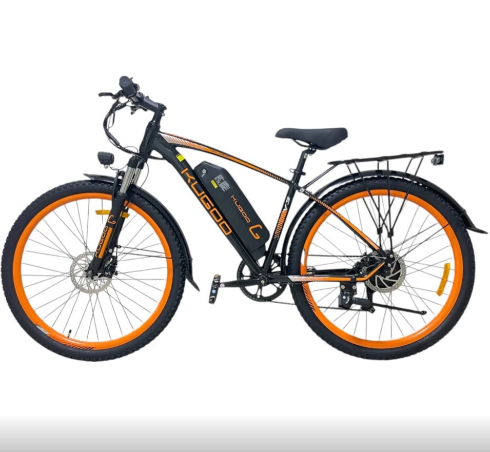 Kugoo Kirin V3 Black Electric Bike for City and Mountain Riding