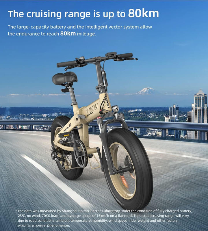 HIMO ZB20 Folding Electric Bike | 80km Range E-Bike