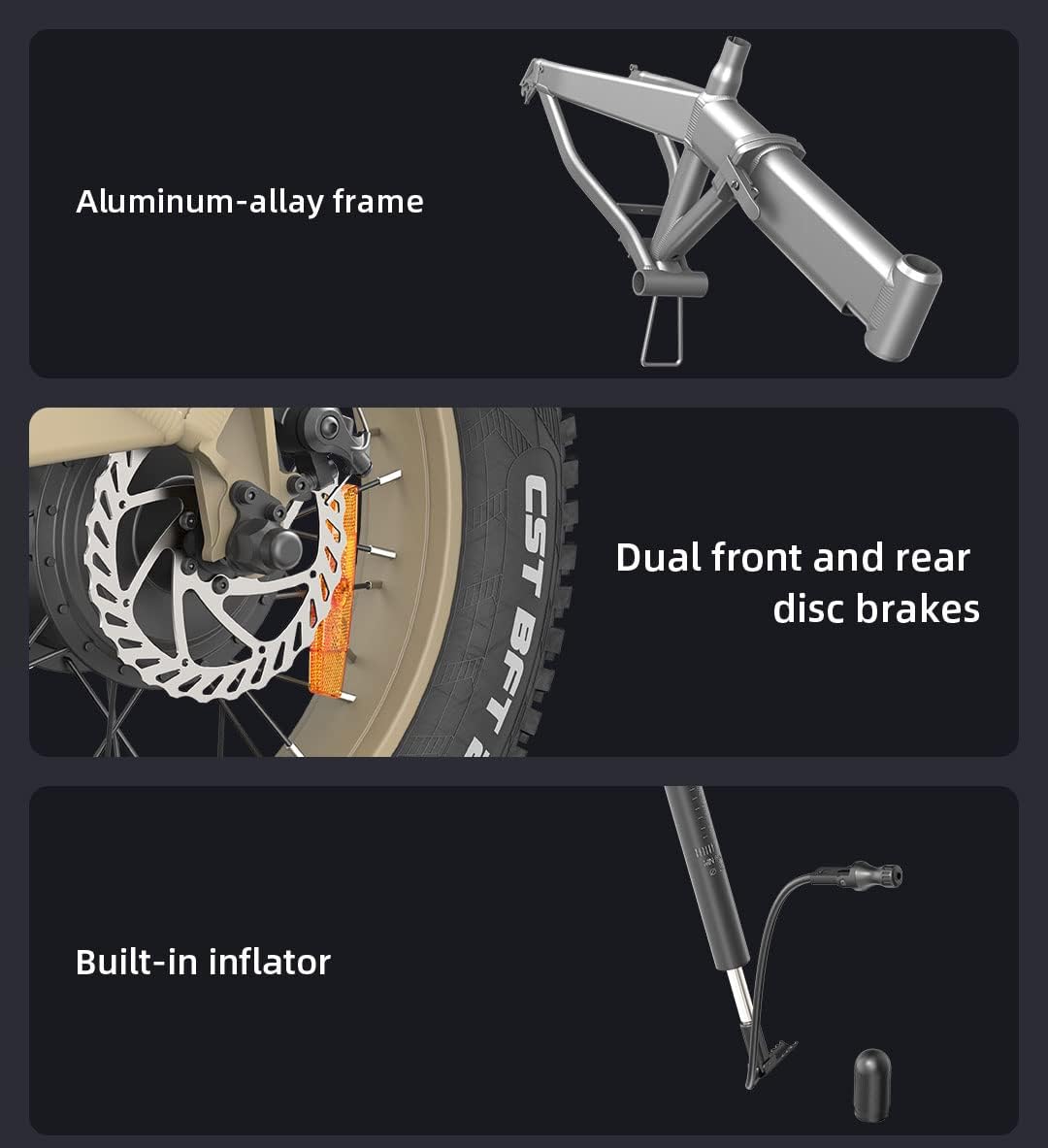 HIMO ZB20 Folding Electric Bike | 80km Range E-Bike
