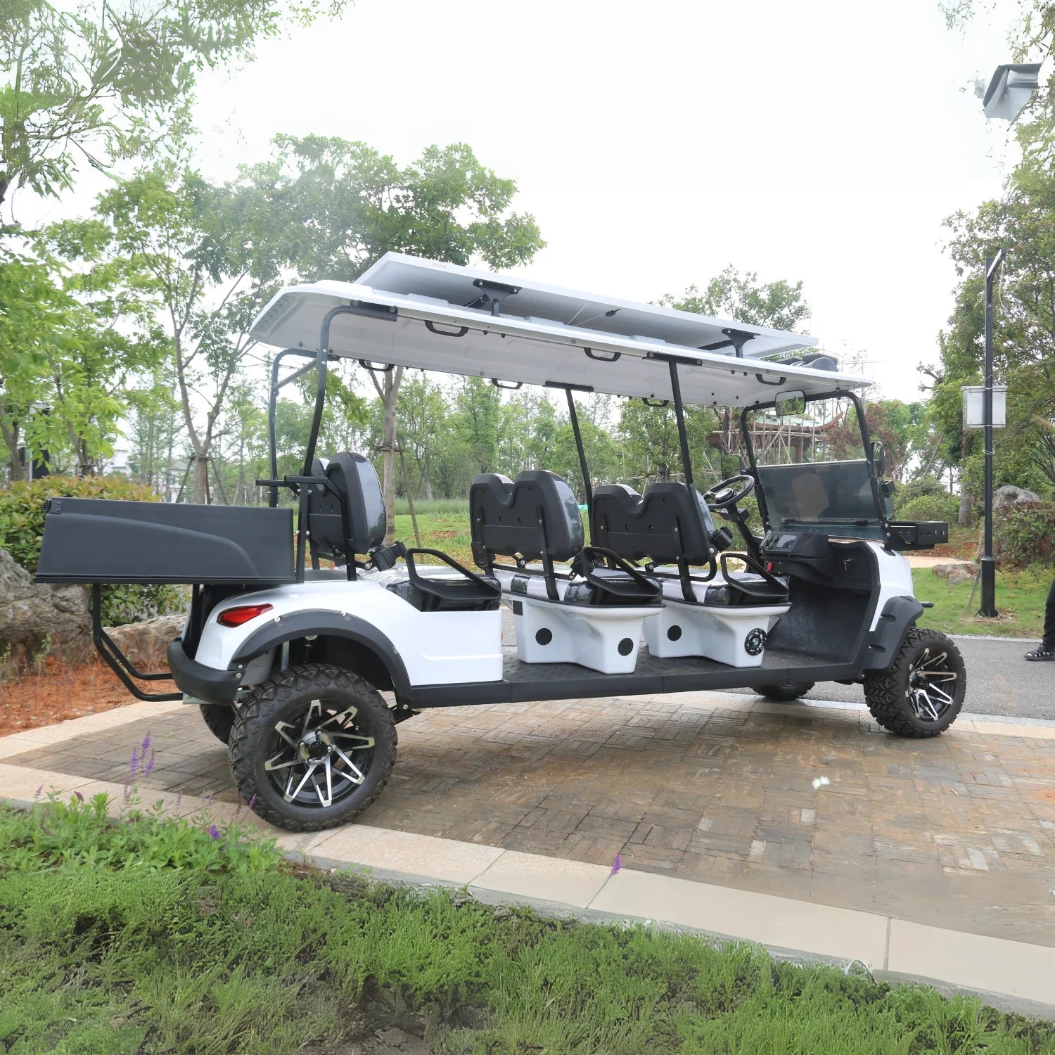 6 Seater Off-Road High Suspension Golf Cart With Cargo Box