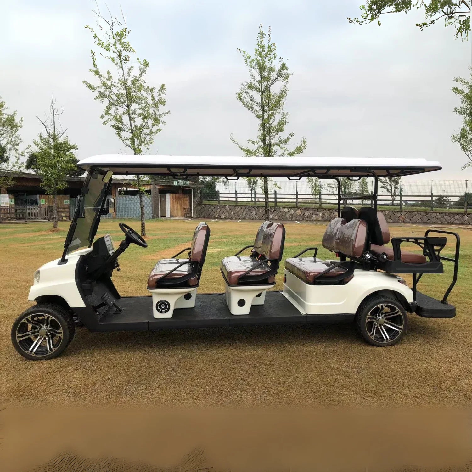 8 Seater Golf Cart With Lithium Battery