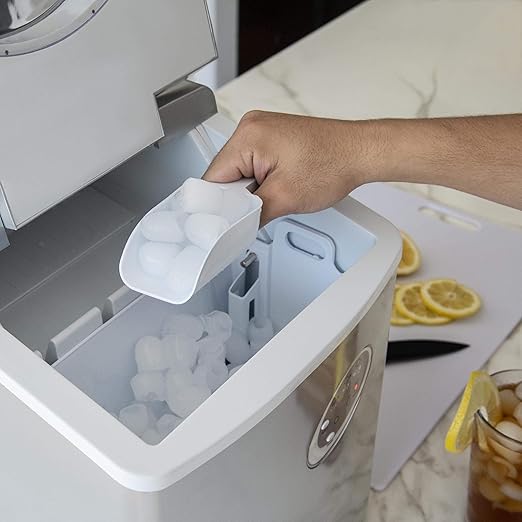 Ice Maker Countertop – 20Kg Daily Output with 3 Ice Sizes