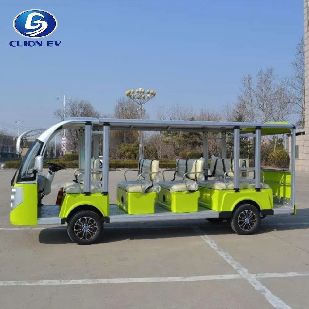 Villa Resort 14 Passenger Electric Tourist Sightseeing Mini Bus