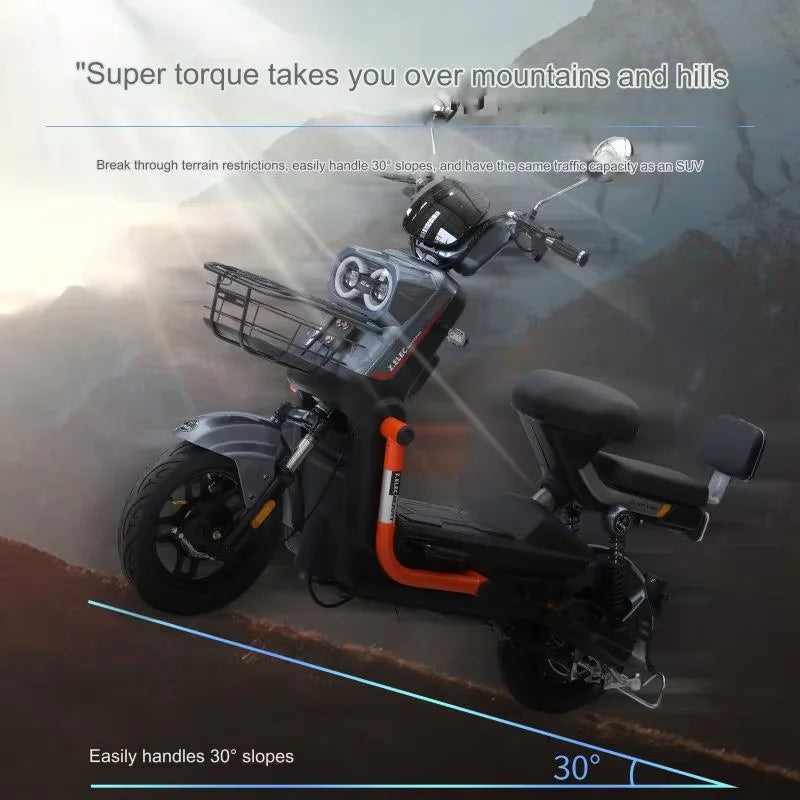 Minions Eyes City Rider Electric Bike 48V 20Ah with 500W Motor