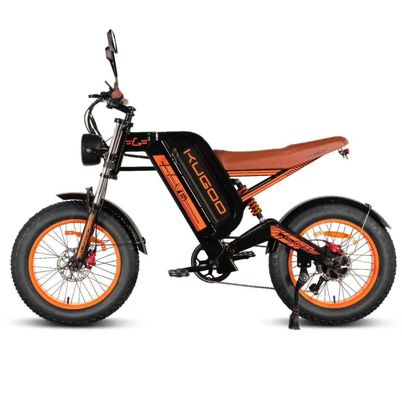 Kugoo V6 High Power Electric Bike | 1000W Fat Tire E-Bike