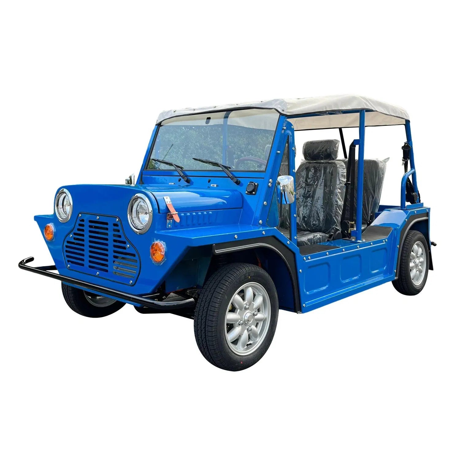 Full Aluminum Alloy EEC Mini Moke Electric Sightseeing Buggy Car Moke Golf Cart