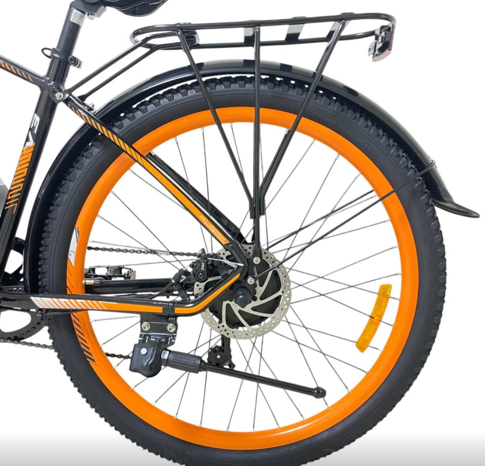 Kugoo Kirin V3 Black Electric Bike for City and Mountain Riding