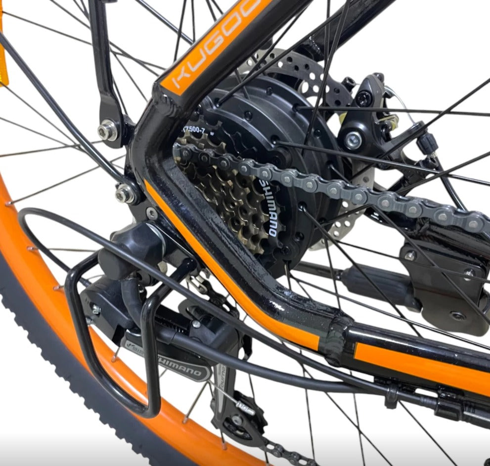Kugoo Kirin V3 Black Electric Bike for City and Mountain Riding