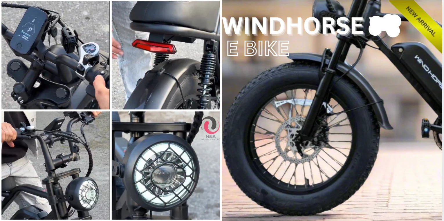 Arabian Cart V8 Pro Electric Bike 750W 48V 15.6Ah