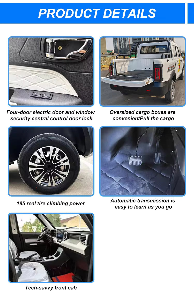 Arabian Carts Electric Golf Cart 4 Seater Pickup with Automatic Gear 4x4 Power 48V New