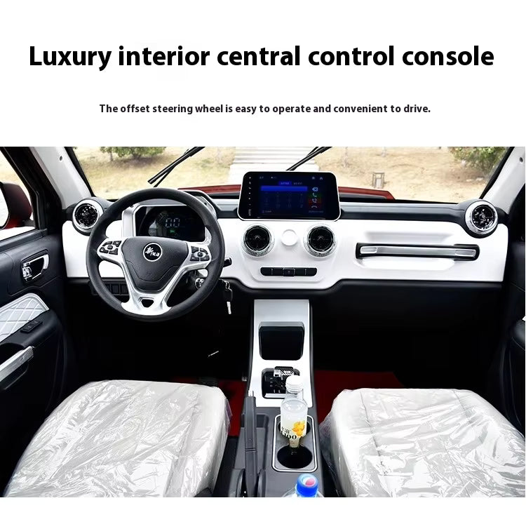 Arabian Carts Electric Four Wheel Cargo Golf Cart with Closed Cabin and 60V Power