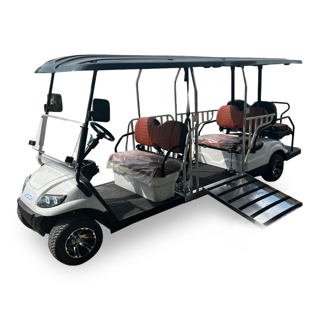 ADA Compliant Wheelchair Accessible Electric Golf Cart Shuttle for UAE and Dubai