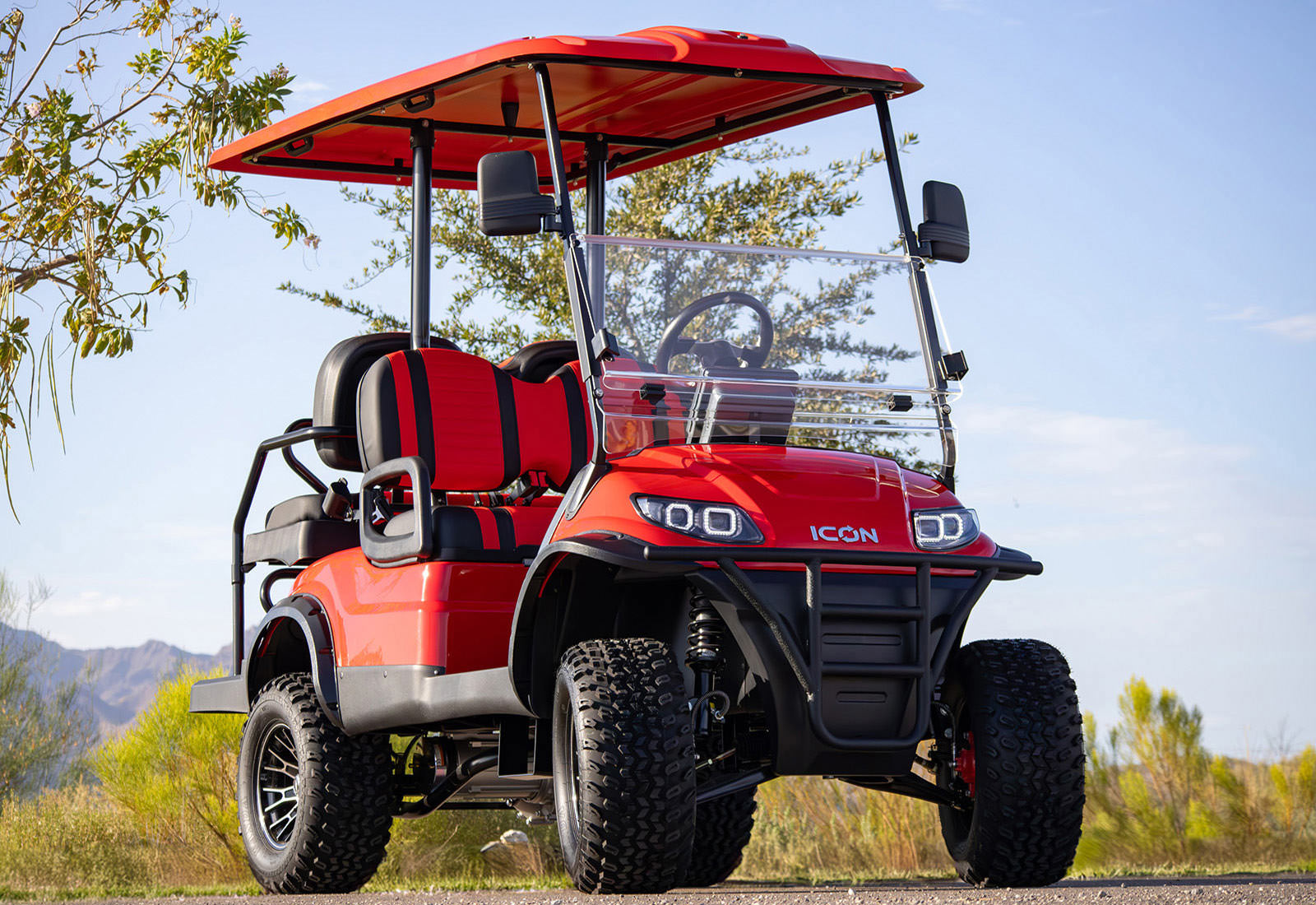 Arabian Cart i40L 4 Seater Electric Golf Cart with Lithium Battery and High Ground Clearance