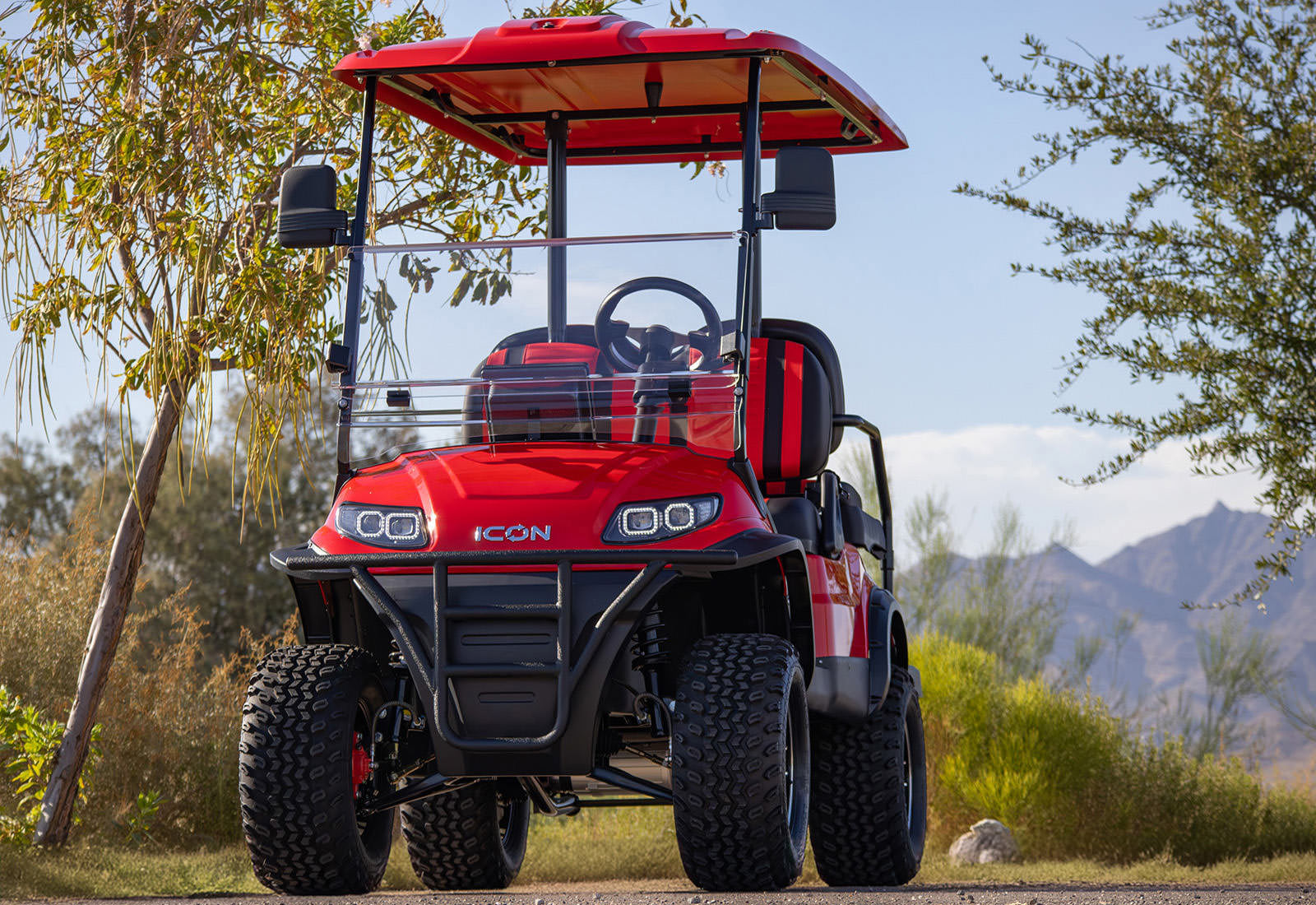 Arabian Cart i40L 4 Seater Electric Golf Cart with Lithium Battery and High Ground Clearance