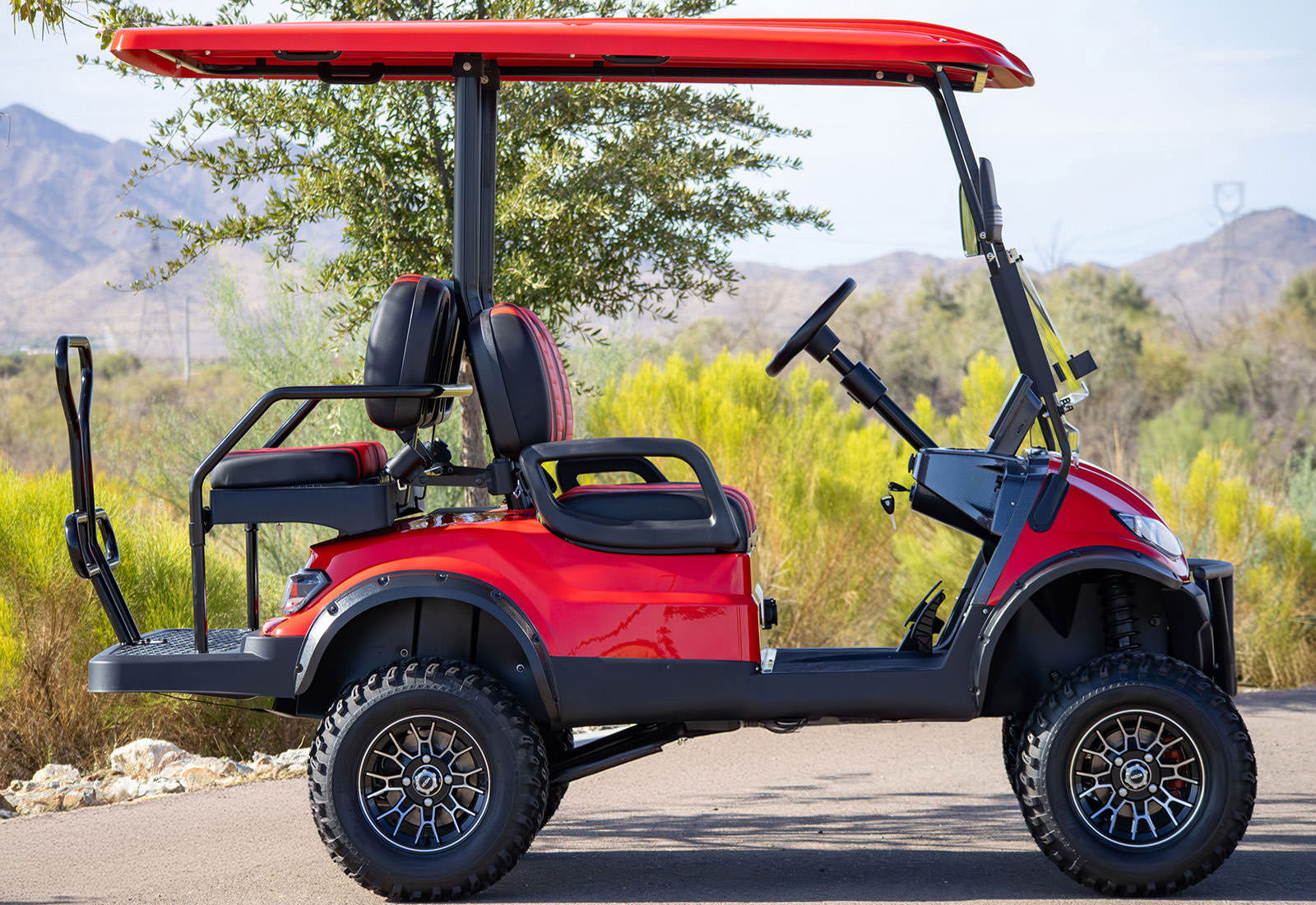 Arabian Cart i40L 4 Seater Electric Golf Cart with Lithium Battery and High Ground Clearance