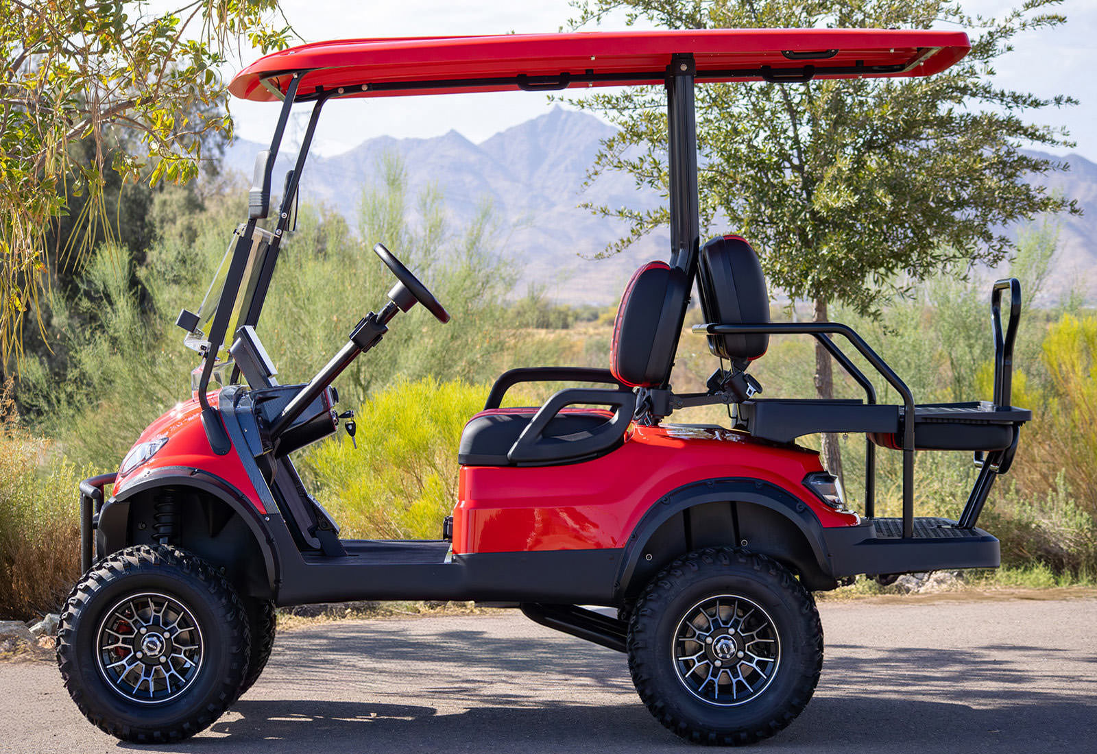 Arabian Cart i40L 4 Seater Electric Golf Cart with Lithium Battery and High Ground Clearance