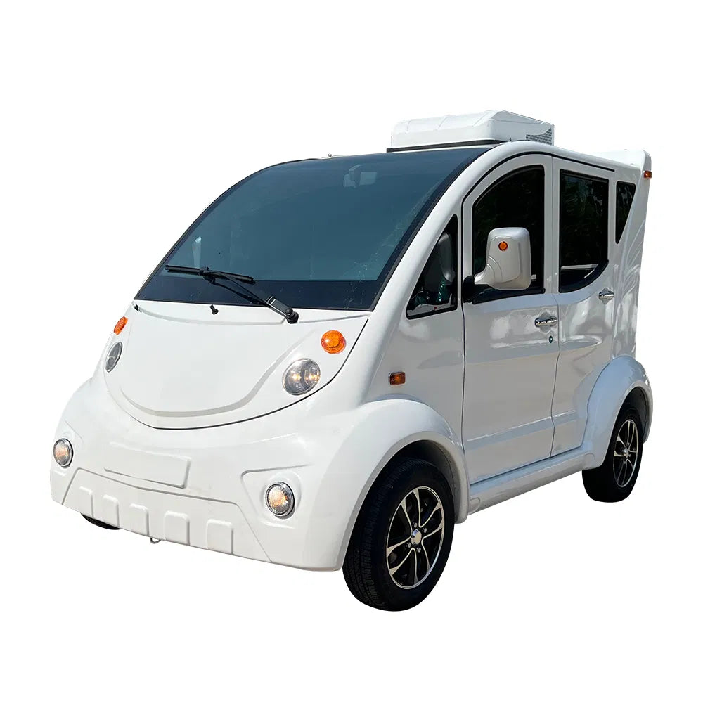 Enclosed 5 Seater Golf Cart with Dual AC | Electric Patrol Buggy for Dubai UAE Resorts