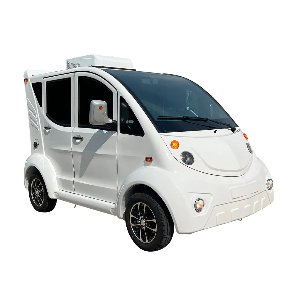 Enclosed 5 Seater Golf Cart with Dual AC | Electric Patrol Buggy for Dubai UAE Resorts