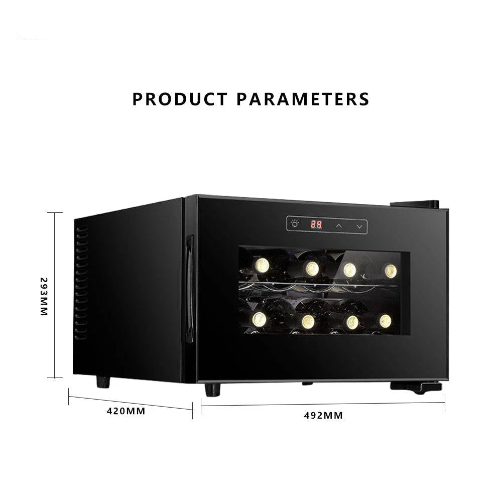 Mini 8 Bottle Wine Cabinet with Air Cooled System and Silent Semiconductor Cooling